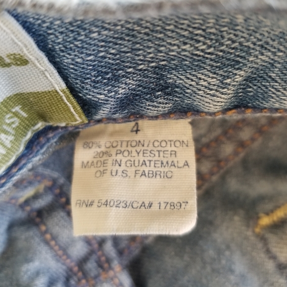 VINTAGE Old Navy Boot Cut Low Rise Jean's Size 4 - Picture 6 of 7
